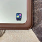 Square Acrylic Beads 14mm Denim Blue Puppy and Star Pattern 10pcs 3