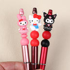 Silicone 3D Focal Beads Sanrio Characters Big Ear and Bow Details 20pcs 5