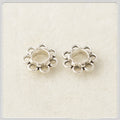Alloy Flower Spacer Beads 11mm Multi-Hole Tibetan Style 100pcs 2