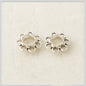 Alloy Flower Spacer Beads 11mm Multi-Hole Tibetan Style 100pcs 2