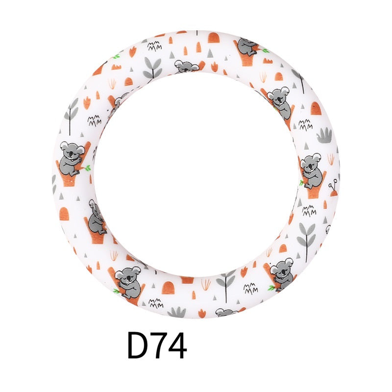 65mm Printing circular silicone rings 73