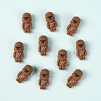 Silicone 3D Focal Beads Star Wars Chewbacca Detailed Fur Bandolier 20pcs 5