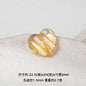 22mm Heart Shaped Transparent Color Stripe Acrylic Beads 50pcs 10