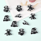 Silicone Focal Beads Hunting Season Black and White Wildlife Silhouettes 20pcs 3