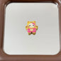 Painted Hello Kitty Acrylic Beads 25mm Wearing ButterBear Costume 10pcs 5