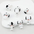 3D Character Shaped Silicone Focal Beads Snoopy Design 20pcs - Snoopy
