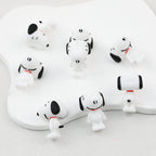 3D Character Shaped Silicone Focal Beads Snoopy Design 20pcs - Snoopy