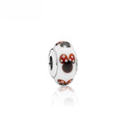Glass Cartoon Pattern Spacer Beads 14mm 10pcs 5