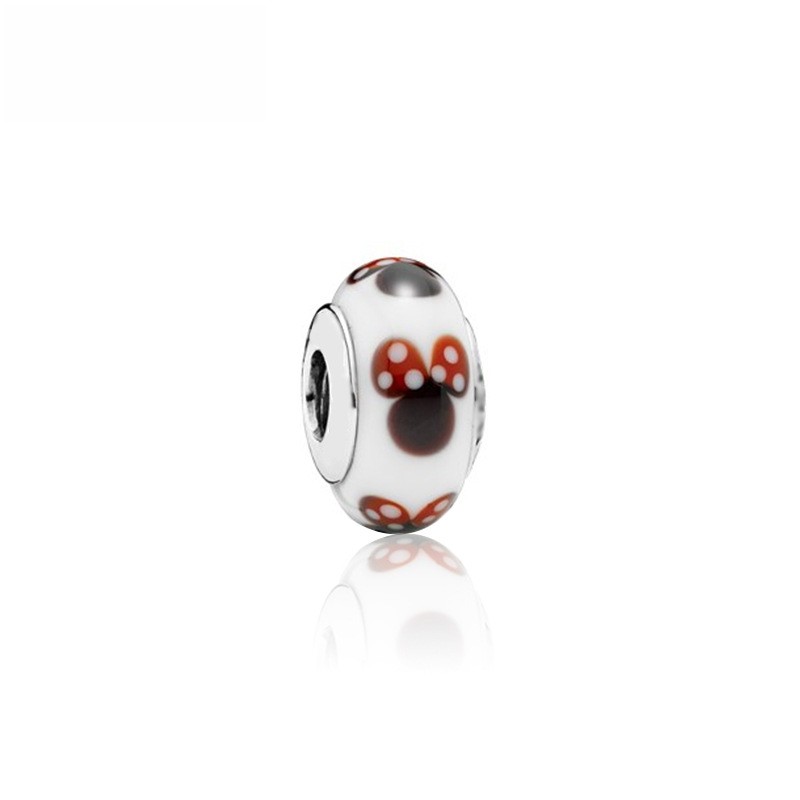 Glass Cartoon Pattern Spacer Beads 14mm 10pcs 5