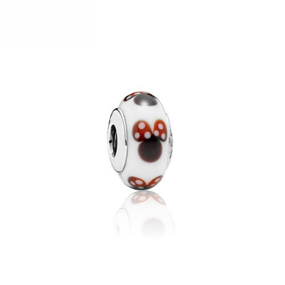 Glass Cartoon Pattern Spacer Beads 14mm 10pcs 5