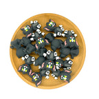 Silicone 3D Focal Beads Cartoon Cat Tom Sitting Pose 2