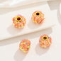Fabric Glitter Sequin Spacer Beads 16mm 50pcs 17