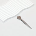 Mini Folding Self Defense Keychain Stainless Steel Key Shape 2pcs - silvery