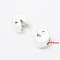 Vintage European Style Metal Beads Zinc Alloy Aged Silver Tone 50pcs 8