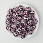 15mm Leopard Pattern Silicone Round Beads 50pcs 11