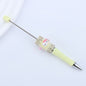 Beadable Pen with Kitty and Rhinestone  46