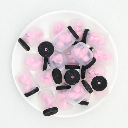 Silicone 3D Halloween Bottle Focal Beads 20 pcs - 4
