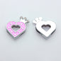 Chrome Alloy Rhinestone Beads Star Heart Crown Shapes 4pcs 15