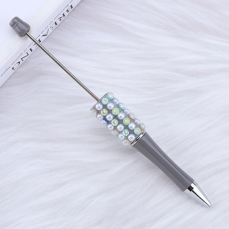 Colorful Pearl Gradient Round Ballpoint Pen Plastic 21