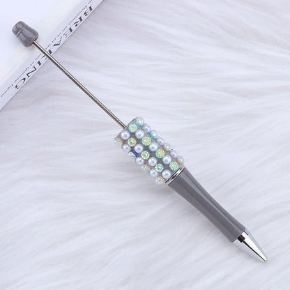 Colorful Pearl Gradient Round Ballpoint Pen Plastic 21