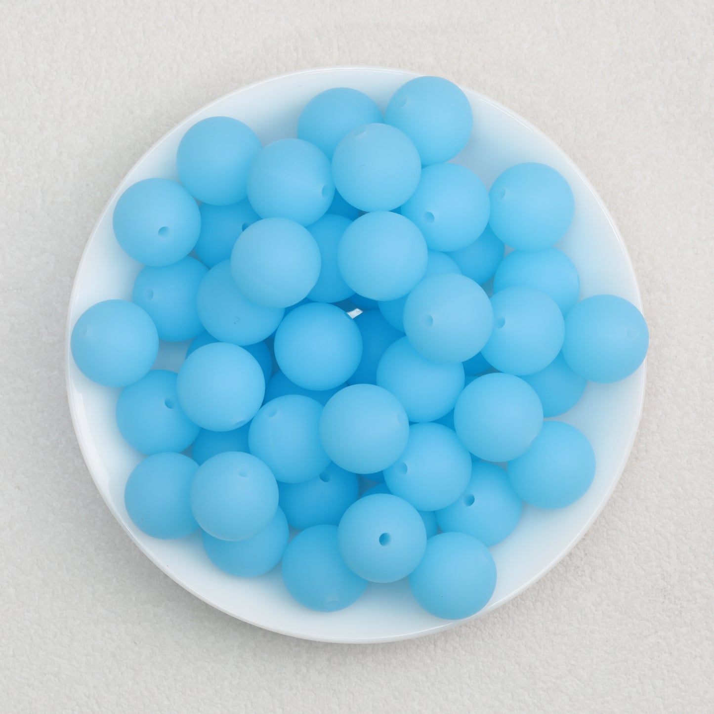 Glow in the Dark 15mm Round Silicone Beads 50pcs 4