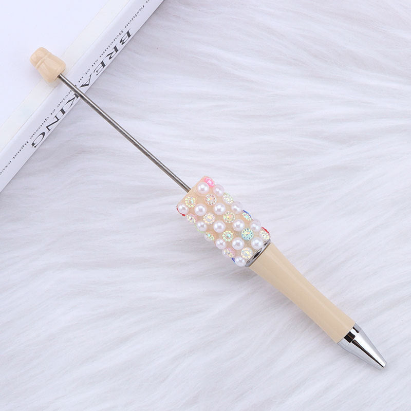 Colorful Pearl Gradient Round Ballpoint Pen Plastic 33