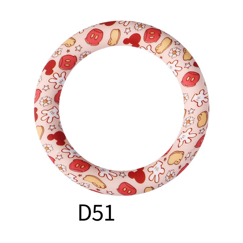 65mm Printing circular silicone rings 53