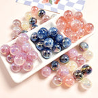 Brilliant Round Acrylic Beads 16mm Glossy Mixed Colors 10pcs 10