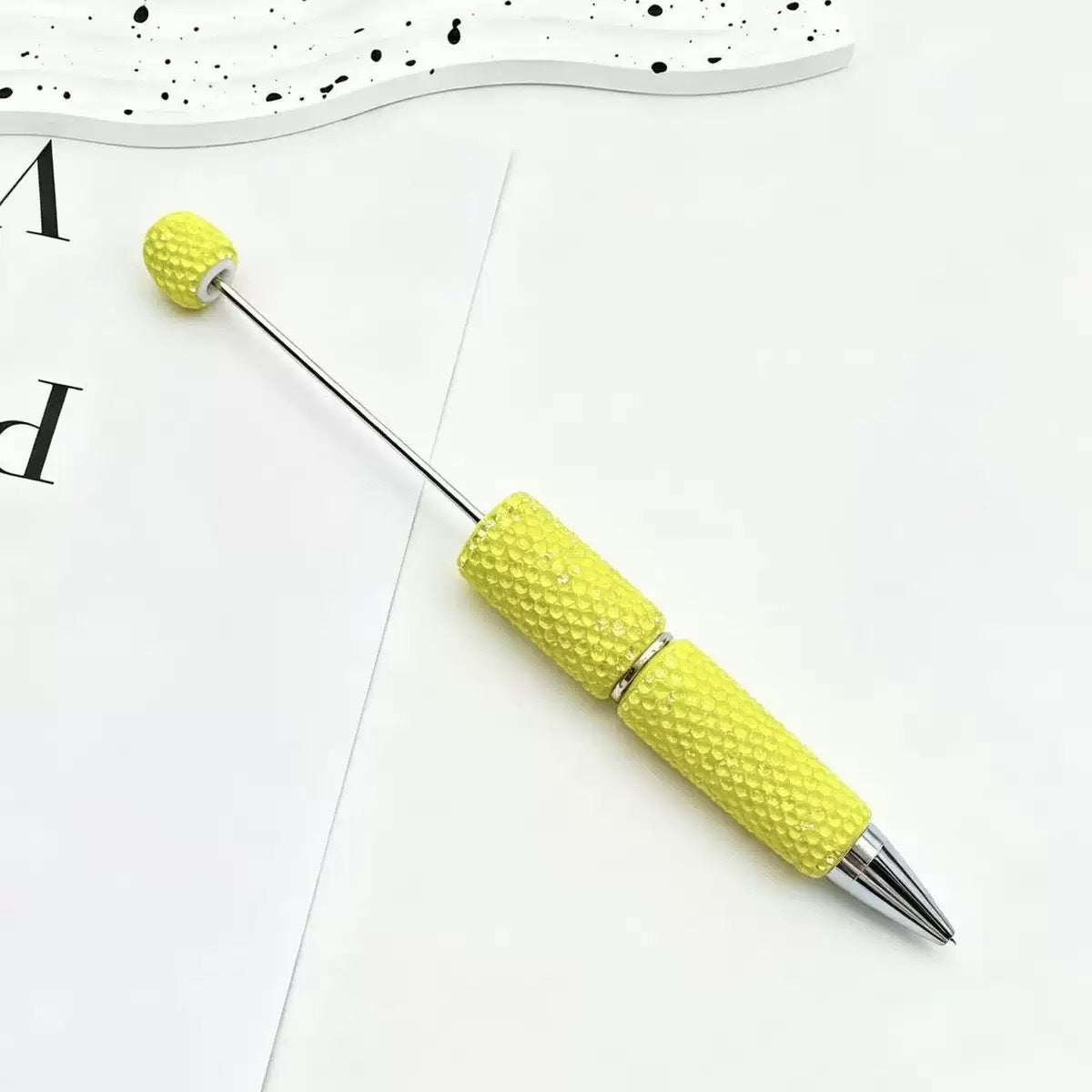 Beadable Pen Wholesale, Colorful Full Rhinestone Design Glass Decoration