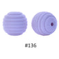 50pcs 15mm Honeycomb Thread Silicone Beads Wholesale 136