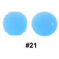 50pcs 15mm Honeycomb Thread Silicone Beads Wholesale 21