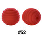 50pcs 15mm Honeycomb Thread Silicone Beads Wholesale 52