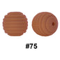 50pcs 15mm Honeycomb Thread Silicone Beads Wholesale 75