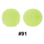 50pcs 15mm Honeycomb Thread Silicone Beads Wholesale 91
