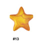 50pcs five-pointed star pentagram silicone beads wholesale 13