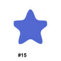 50pcs five-pointed star pentagram silicone beads wholesale 15