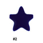 50pcs five-pointed star pentagram silicone beads wholesale 2
