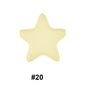 50pcs five-pointed star pentagram silicone beads wholesale 20