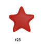 50pcs five-pointed star pentagram silicone beads wholesale 25