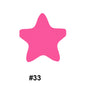 50pcs five-pointed star pentagram silicone beads wholesale 33