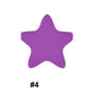 50pcs five-pointed star pentagram silicone beads wholesale 4