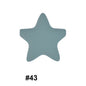 50pcs five-pointed star pentagram silicone beads wholesale 43