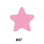 50pcs five-pointed star pentagram silicone beads wholesale 47