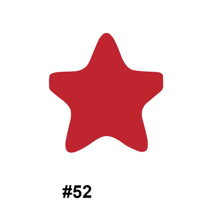 50pcs five-pointed star pentagram silicone beads wholesale 52