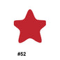 50pcs five-pointed star pentagram silicone beads wholesale 52