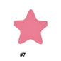 50pcs five-pointed star pentagram silicone beads wholesale 7