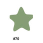 50pcs five-pointed star pentagram silicone beads wholesale 70