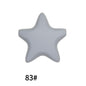 50pcs five-pointed star pentagram silicone beads wholesale 83