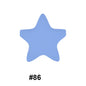 50pcs five-pointed star pentagram silicone beads wholesale 86