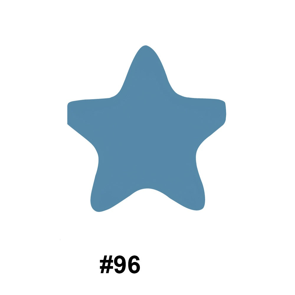 50pcs five-pointed star pentagram silicone beads wholesale 96
